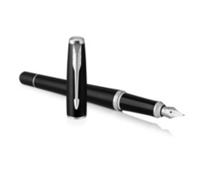 Перьевая ручка Parker Urban Core, (матовый черный лак) Muted Black CT, F309, цвет чернил: blue, в подарочной упаковке.
