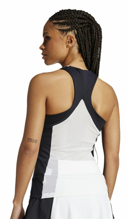 Женский топ теннисный Adidas Tennis Premium Tank Top - white/black