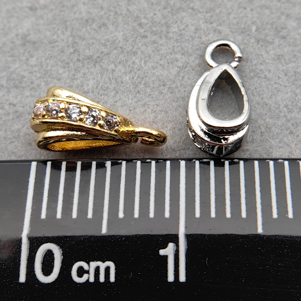 Бейл с фианитами 9x4,5х4,5 мм