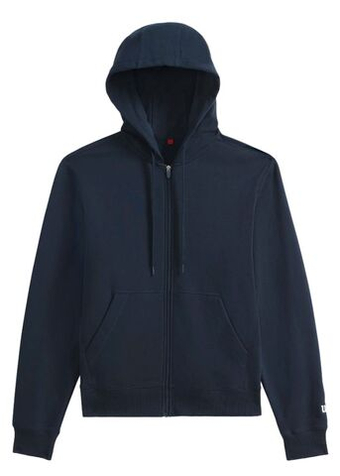 Мужская теннисная кофта Wilson Unisex Team Zip Hoodie - небесный
