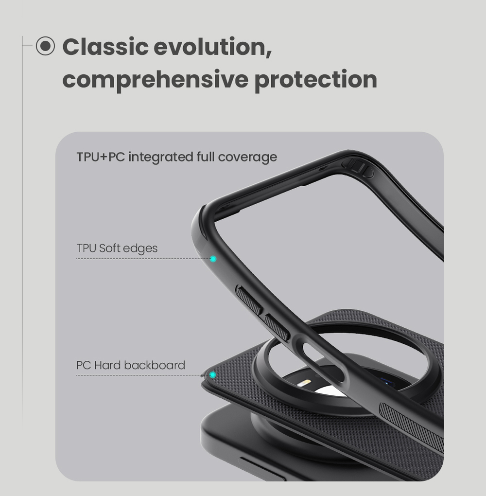 Чехол c MagSafe для смартфона Huawei Mate 80 и 80 Pro, серия Super Frosted Shield Pro Magnetic от Nillkin