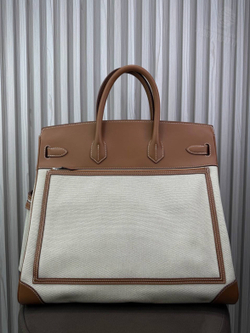 Дорожная сумка Hermes HAC Birkin 40 Cargo Toile