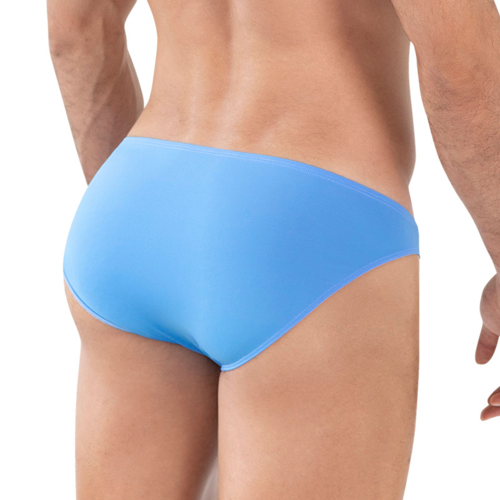 Голубые трусы-слипы с узким бочком Beatnik Brief Bikini (Размер: S) (Цвет: голубой)