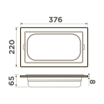 Контейнер Omoikiri DC-03-1-IN