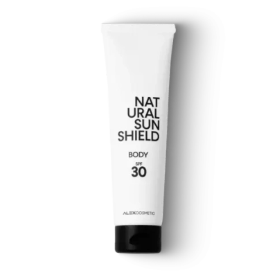 NATURAL SUN SHIELD BODY SPF 30 - Минеральный солнцезащитный крем для тела SPF 30, 140 мл