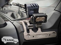 Кронштейн доп.света LANDACE (ЛЕВЫЙ, серебристый) для TANK 300