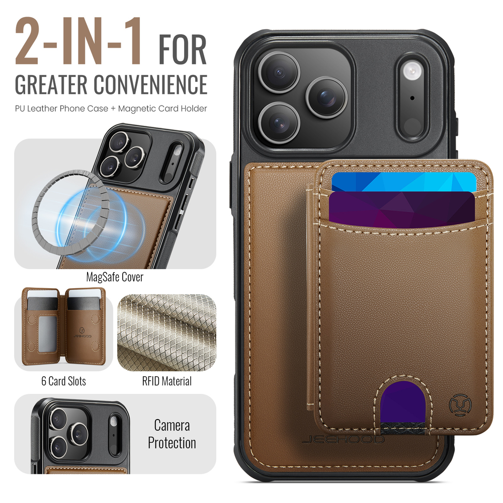 Чехол CaseMe Cardholder 2 in 1 iPhone 17 Pro Max