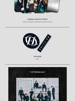 Альбом TO1 - RE:ALIZE 2nd Mini Album 2 Version SET