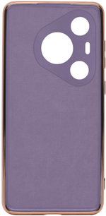 Стильный глянцевый чехол для HUAWEI PURA 70 PRO/70 PRO+ с кольцом-подставкой и бархатной подкладкой