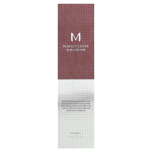 Missha, M Perfect Cover BB-крем, SPF 42 PA+++, № 31 золотисто-бежевый, 50 мл (1,69 жидк. унции)
