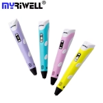 3D ручка Myriwell RP100B + пластик PLA + трафареты