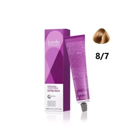 Londa Color стойкая крем-краска, 8/7 светлый блонд коричневый, 60мл