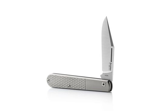 Складной нож Lion Steel "Barlow Slim" L/CKS0112 GY-D c клинком из стали Böhler M390 Microclean®, рукоять титан