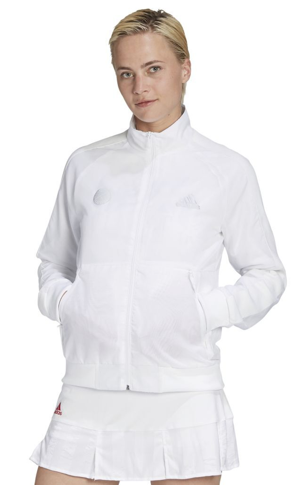 Женская Кофта теннисная Adidas Tennis Uniforia Jacket W - белый