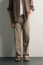 ДЖИНСЫ STRAIGHT FIT — ZARA · 0840/305