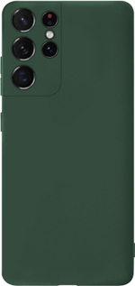Мягкий Soft Touch чехол из силикона для SAMSUNG GALAXY S21 ULTRA с бархатной подкладкой