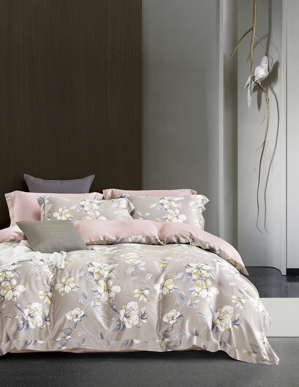 Постельноe белье семейное Luxe Dream Peony T1006F