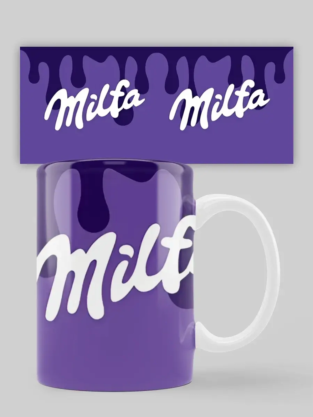 Кружка с принтом "Милфа"
