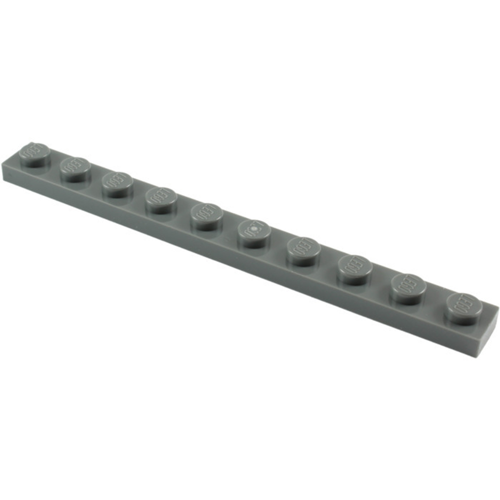 Lego Плитка 1x10 (серая) 4257526