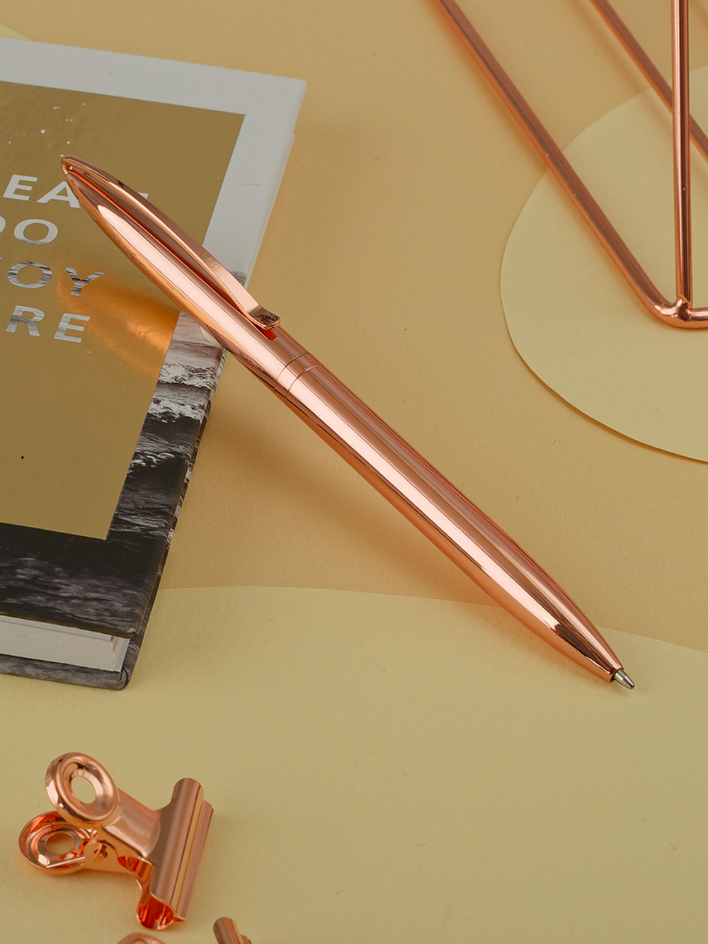 Ручка "Rose gold" шариковая, автоматическая, синяя