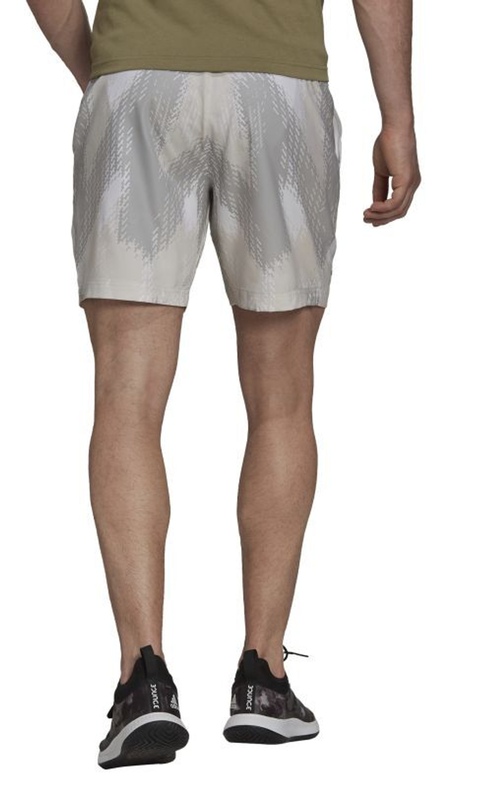 Мужские теннисные шорты Adidas Primeblue 7inch Pinted Shorts - Бежевый