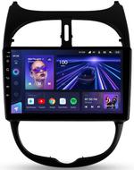 Магнитола для Peugeot 206 1998-2012 - Teyes CC3 Android 10, Быстрая, CarPlay, SIM-слот