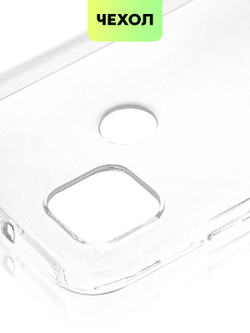 Чехол BROSCORP для Xiaomi Redmi 10A оптом (арт. XM-R10A-TPU-TRANSPARENT)