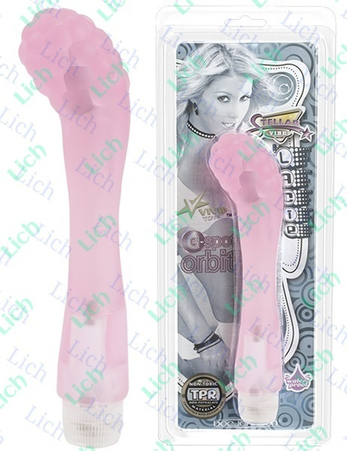 Розовый водонепроницаемый G-стимулятор LACIE