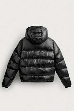 ZARA ПУХОВИК 80/20 WATER REPELLENT, ЧЕРНЫЙ