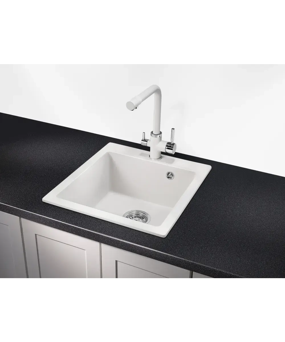 Кухонная мойка Kuppersberg MODENA 45 NL 1B WHITE фото 2