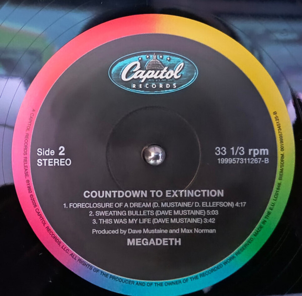Megadeth / Countdown To Extinction (2LP)