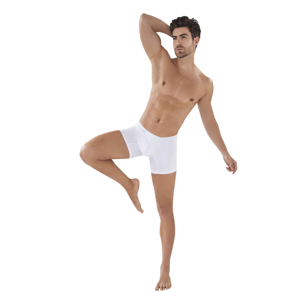 Белые мужские трусы-боксеры Classic Match Boxer (Размер: S) (Цвет: белый)
