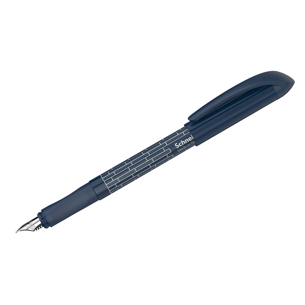 Ручка перьевая Schneider Easy navy, корпус темно-синий, с картриджем
