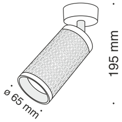 Потолочный светильник Technical C034CL-01W