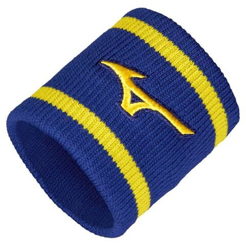 Напульсник теннисный Mizuno Wristband Short With Line - небесный