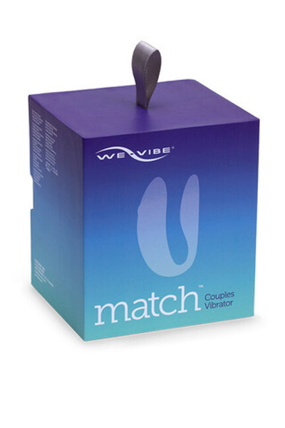 Вибромассажер для пар We-Vibe Match с беспроводным пультом управлением (Цвет: голубой)
