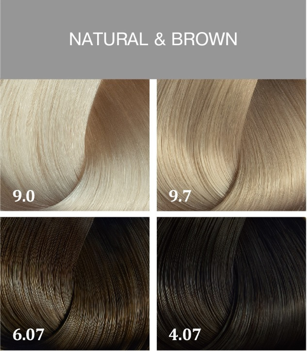 9.0 блондин натуральный, безаммиачная краска Воuticle/ Atelier Hair Color Integrative