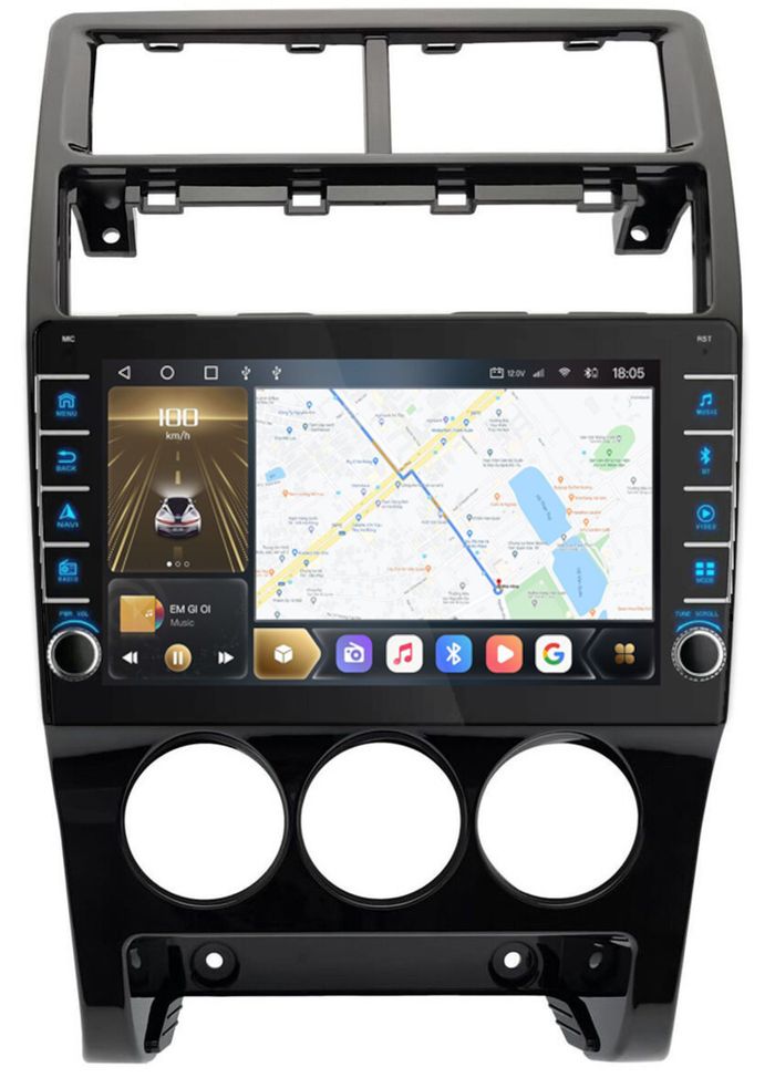 Магнитола для Lada Priora 2013-2018 - Kuberg SF-9066-3 (кнопки и крутилки), Android 12, Быстрая, CarPlay, 4G SIM-слот