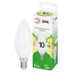 Лампа светодиодная ЭРА GREEN LINE LED B35-10W-830-E14 GL 10Вт свеча теплый свет E14 | Лампы cветодиодные Свеча (B/C)