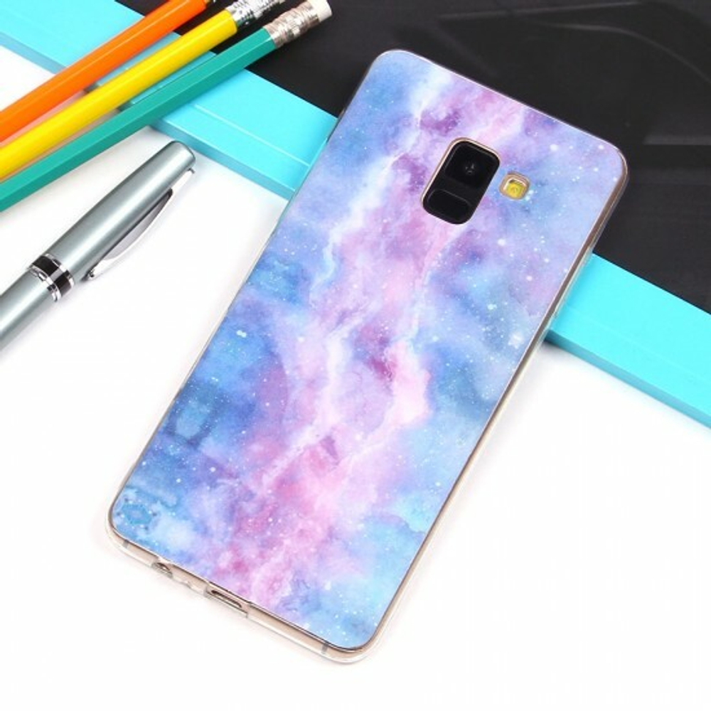 Матовый чехол для Samsung Galaxy A8+ (2018), 010734