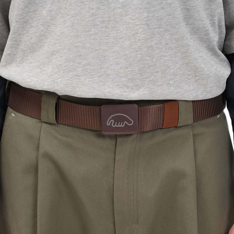 Ремень ANTEATER Belt LOGO пластик, коричневый