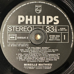 Mireille Mathieu ‎– La Paloma Adieu 2LP (Франция 1979г.)
