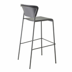 Стул барный пластиковый Scab Design Lisa Technopolymer, антрацит