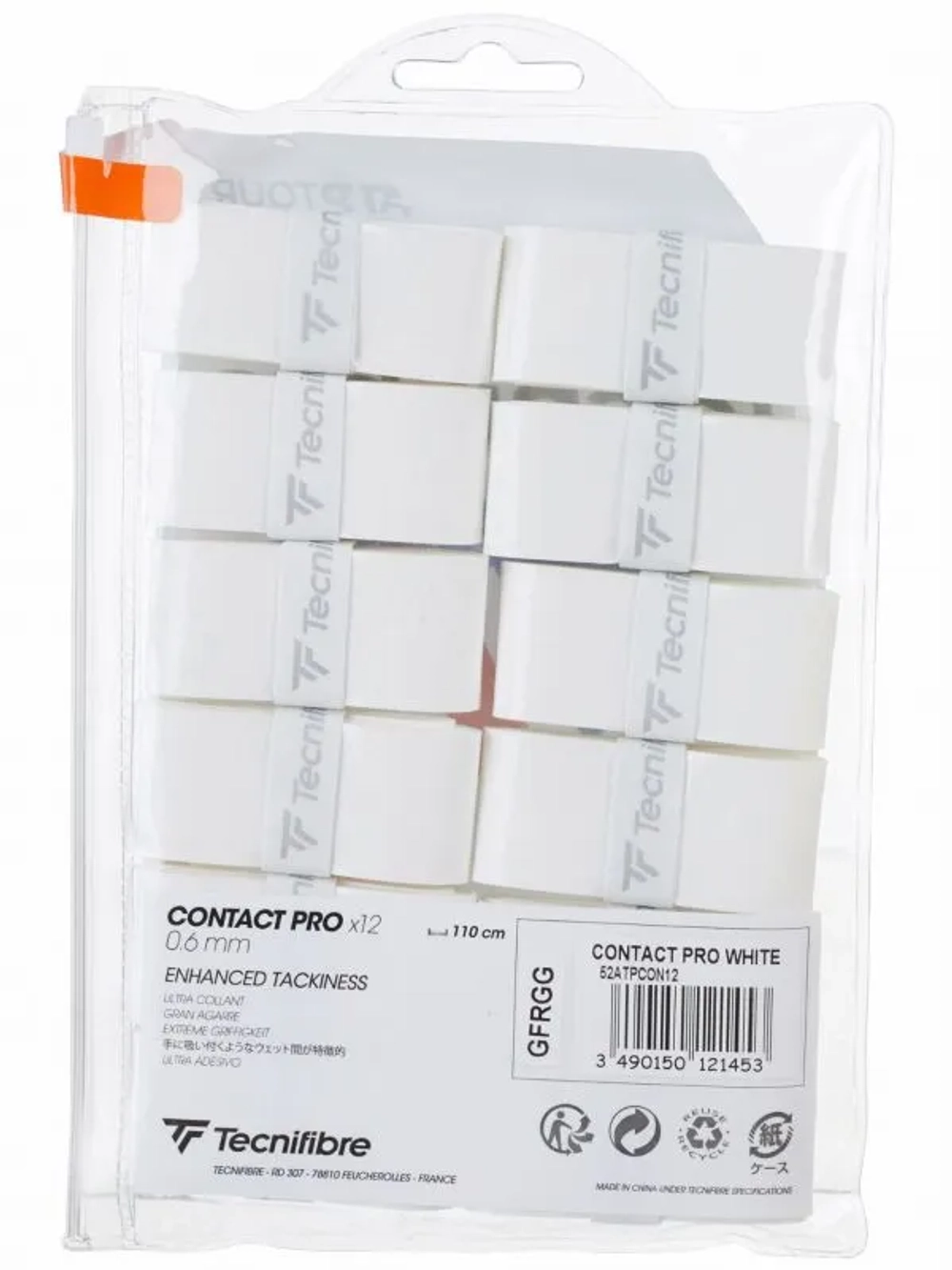 Теннисные намотки Tecnifibre Pro Contact 12P