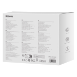 Зарядное устройство Baseus GaN5 PowerCombo Digital PowerStrip 2AC+U+C+Retractable-C 65W - White