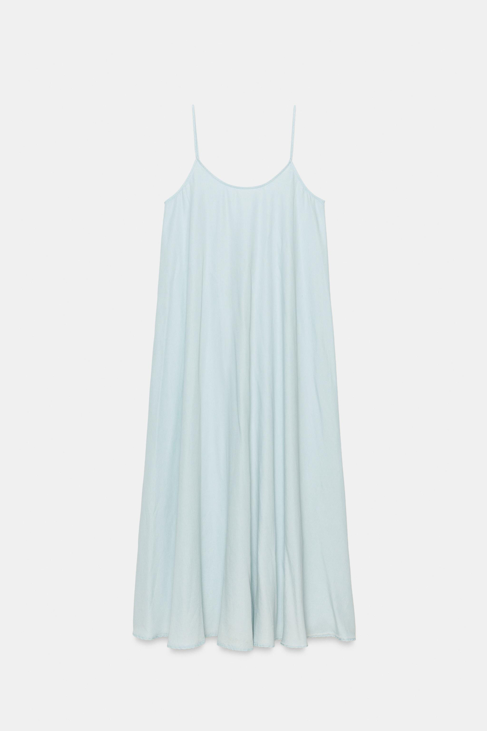 ДЛИННОЕ СТРУЯЩЕЕСЯ ПЛАТЬЕ — ZARA