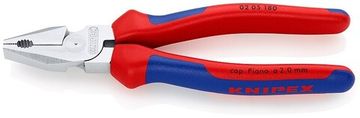 Плоскогубцы комбинированные особой мощности, 180 мм, KNIPEX 02 05 180 KN-0205180