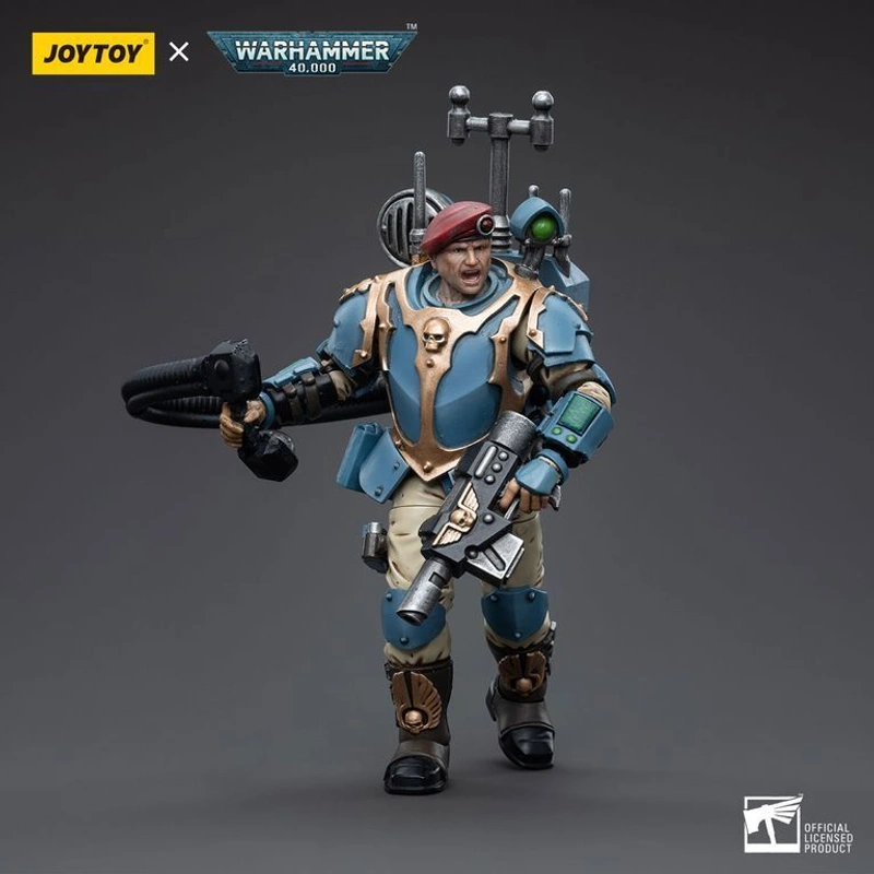 Фигурка JOYTOY Astra Militarum Tempestus Scions Command Squad 55th Kappic Eagles Vox Operator