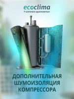 Настенная сплит-система Ecoclima ECW/I-HE12/BB-4R2 + EC/I-HE12/B-4R2, белый