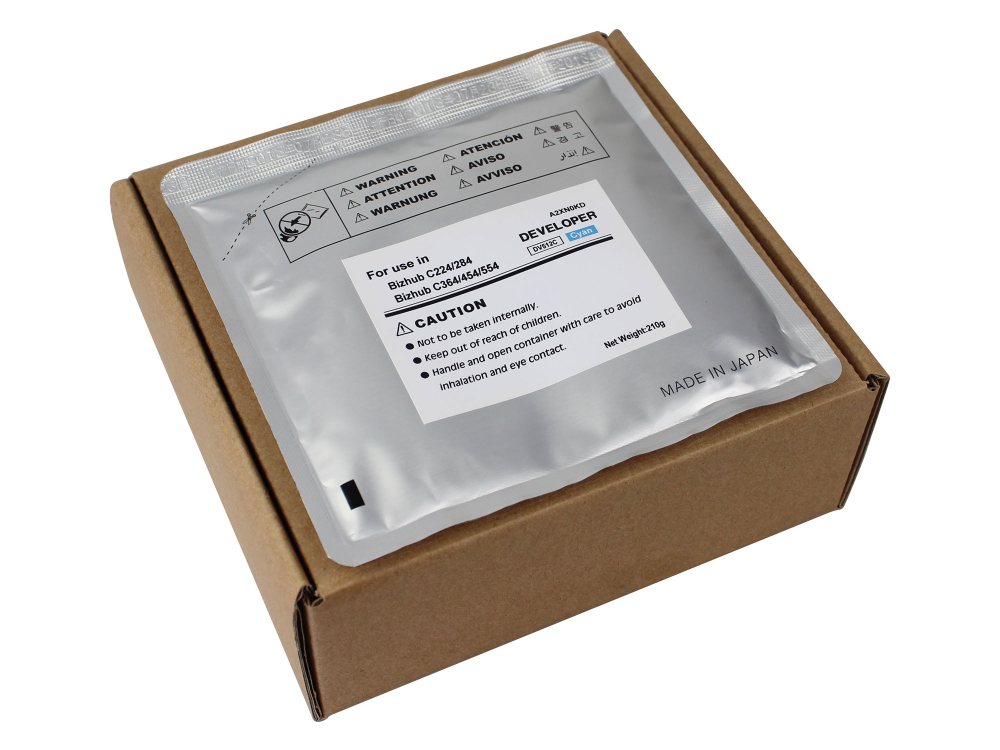 Девелопер для KONICA MINOLTA Bizhub C224/C284/C364/C454/C554 (CET) Cyan, 210г/пак, 590000 стр., CET8126